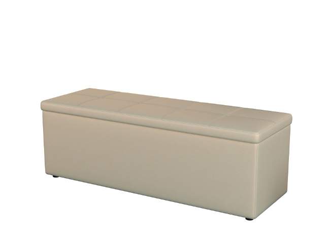 Двухместный пуф Orma soft 2, цвет: Экокожа Бежевый перламутр Двухместный пуф Orma soft 2, цвет: Экокожа Бежевый перламутр