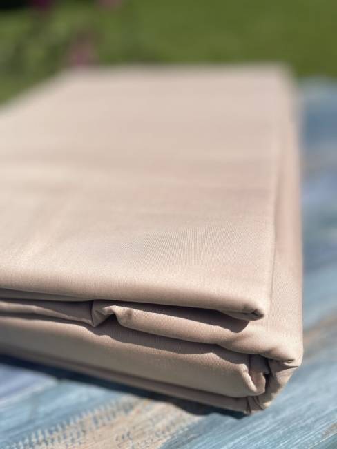 Комплект постельного белья из хлопка Кремовый Комплект постельного белья из хлопка Кремовый