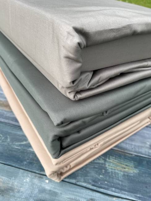 Комплект постельного белья из хлопка Серый Комплект постельного белья из хлопка Серый