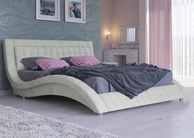 Кровать Атлантико с подъемным механизмом, цвет: Лофти Лен Кровать Атлантико с подъемным механизмом, цвет: Лофти Лен